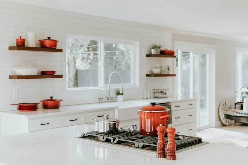 Pantry shelves — a common mouse target