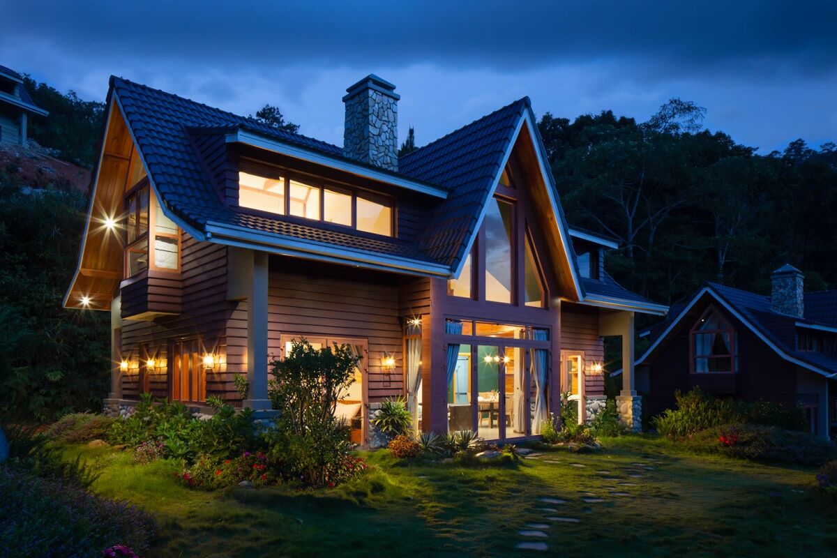 Well-maintained home exterior